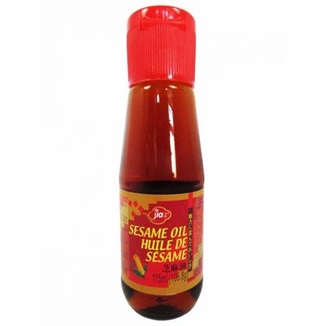 Bouteille de huile de sésame Jia 115ml.