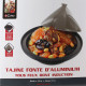 Tajine induction couvercle céramique