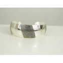 Bracelet tibétain en argent avec motifs en filigrane 